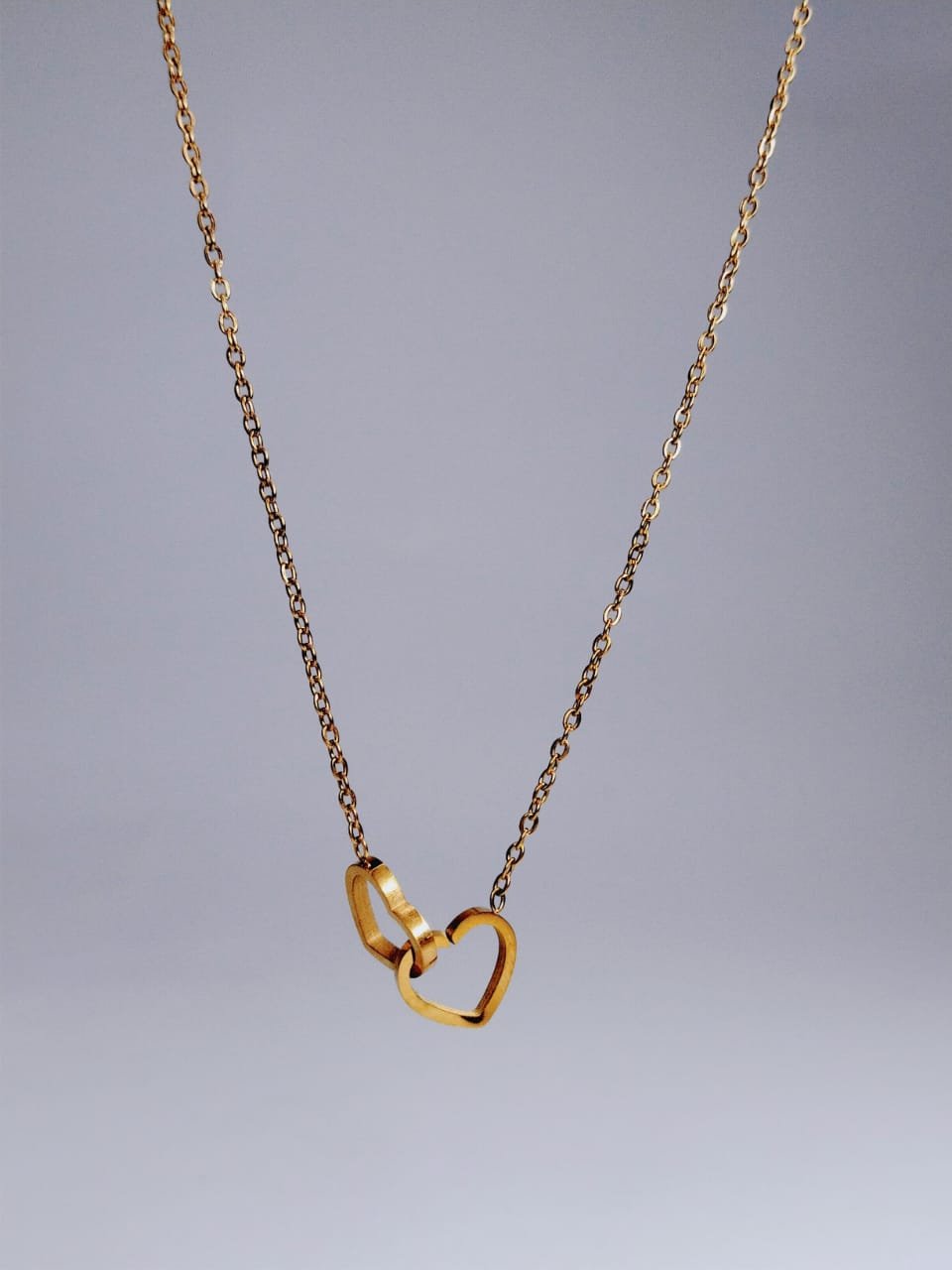 Double heart necklace 3