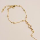 Elegant Gold Hand Chain