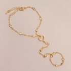 Elegant Gold Hand Chain