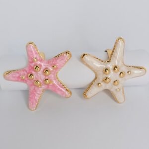 Enamel Starfish Ring