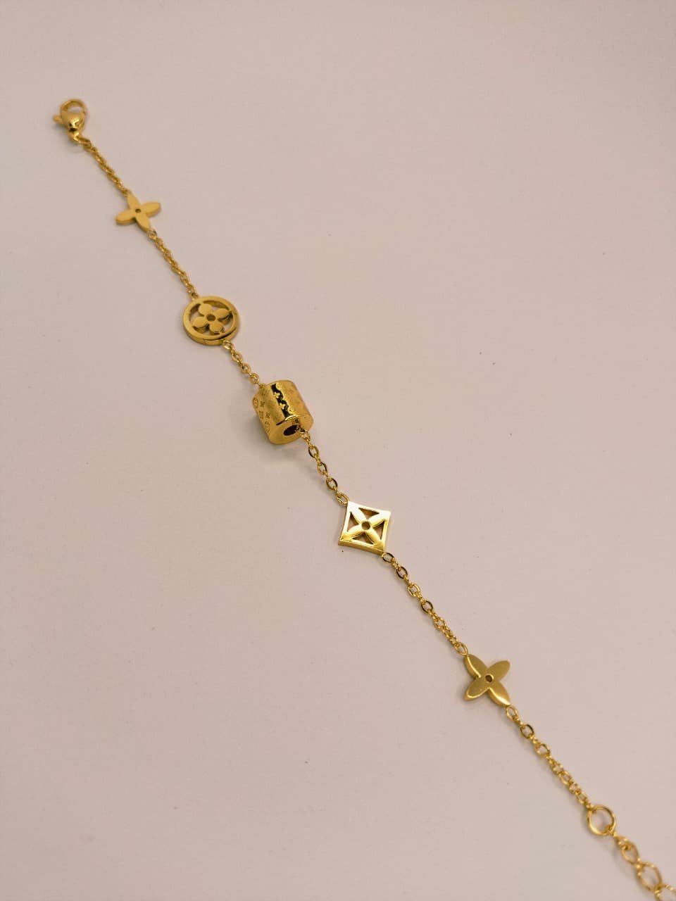 Golden Monogram Bracelet