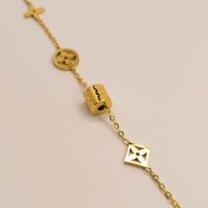 Golden Monogram Bracelet