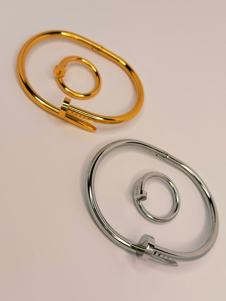 Nail Bangle & Ring Combo 2 Nail Bangle & Ring Combo