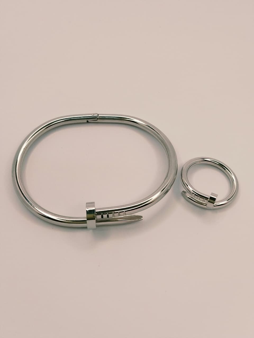 Nail Bangle & Ring Combo