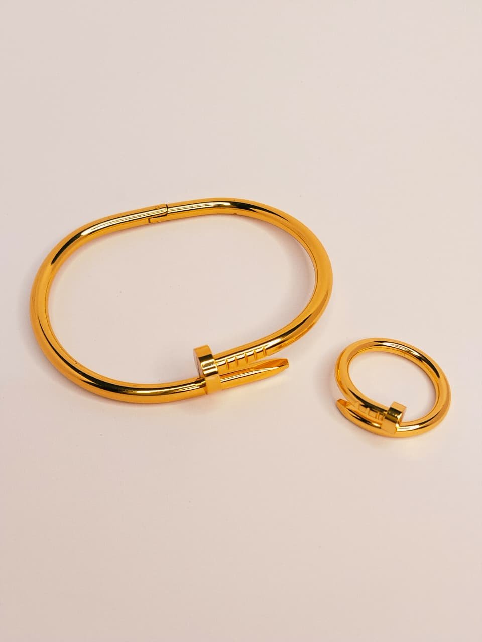 Nail Bangle & Ring Combo