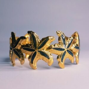 Oceanic Star Gold Cuff