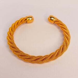 Twisted Gold Cuff